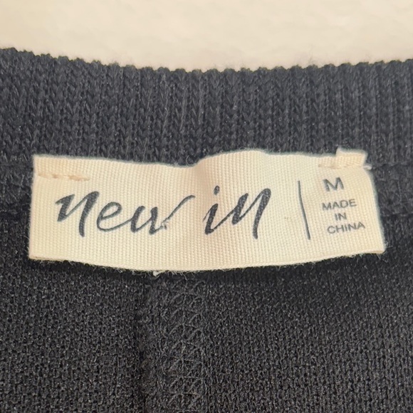 New In Black Women's Sweater Dress With Pockets Medium - Picture 4 of 13